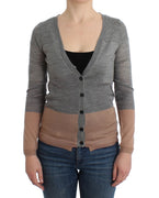 Gray lightweight cardigan