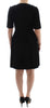 Black short sleeve venus dress