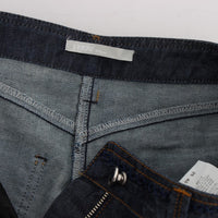 Blue Cotton Denim Flare Boot Cut Jeans