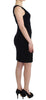 Black pencil sheath dress