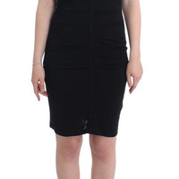 Black pencil sheath dress