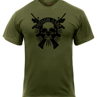 Molon Labe Skull T-Shirt