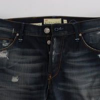 Blue Wash Cotton Denim Regular Fit Jeans