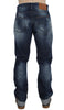 Blue Wash Cotton Denim Regular Fit Jeans