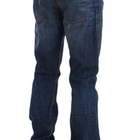 Blue Wash Cotton Denim Slim Fit Jeans