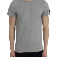 Gray Modal Stretch Crew-neck Underwear T-shirt