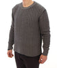 Gray Runway Netz Pullover Netted Sweater