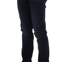 Blue Wash Cotton Stretch Slim Fit Jeans