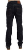 Blue Cotton Regular Straight Fit Jeans