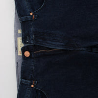 Dark Blue Cotton Slim Skinny Fit Jeans