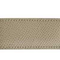 Beige Leather Magnet Money Clip