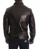 Brown Lambskin Leather Zipper Jacket