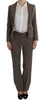 Beige Wool Cotton Suit