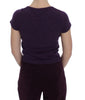 Purple Wool Suit T-Shirt Set