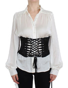 Black Stretch Waist Corset Belt