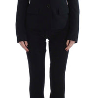 Black Two Button Suit