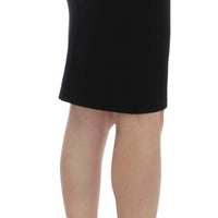 Black Straight Pencil Skirt