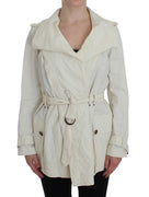 White Trench Coat Jacket