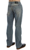 Blue Wash Cotton Denim Baggy Fit Jeans