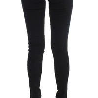 Black Cotton Slim Fit Denim Jeans