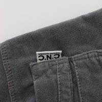 Gray Cotton Super Slim Corduroys Jeans