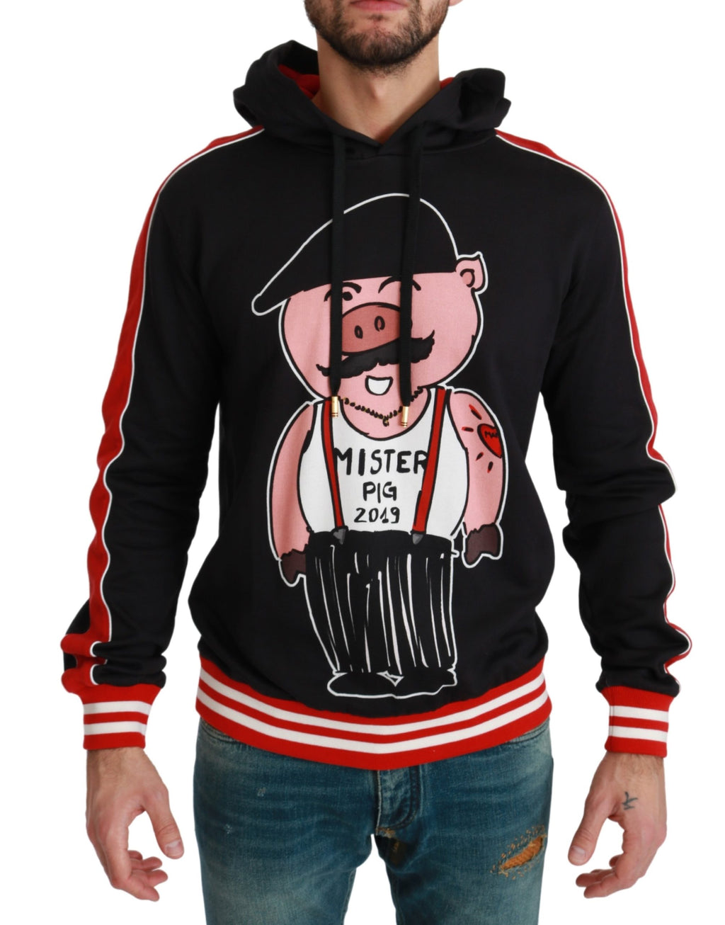 Black Pig of the Year Hooded Sweater