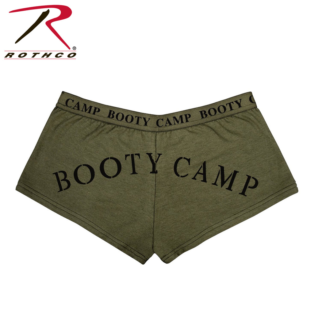 Olive Drab "Booty Camp" Booty Shorts & Tank Top