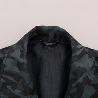 Blue Camouflage Trench Trench