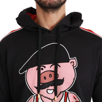 Black Pig of the Year Hooded Sweater