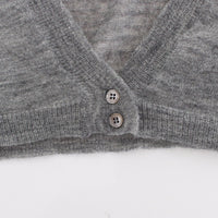 Lingerie Knit Gray Bolero Sweater Cardigan