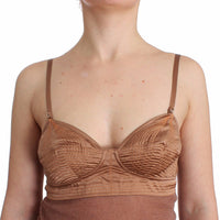 Lingerie Brown Bustier Top Camisole Cami