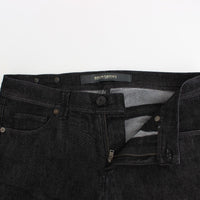 Black Slim Jeans Denim Pants Skinny Leg Stretch