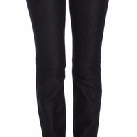 Black Slim Jeans Denim Pants Skinny Leg Stretch