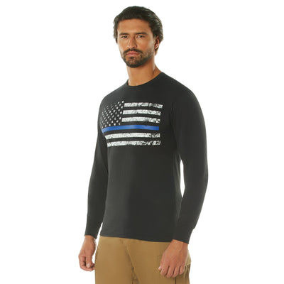 Long Sleeve Thin Blue Line T-Shirt