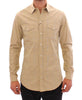 Beige Checkered SICILIA Fit Logo Casual Shirt