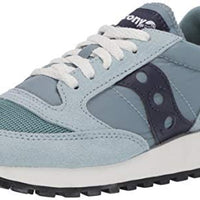 Saucony Originals Women's Jazz Vintage Sneaker, Smoke Blue/Navy