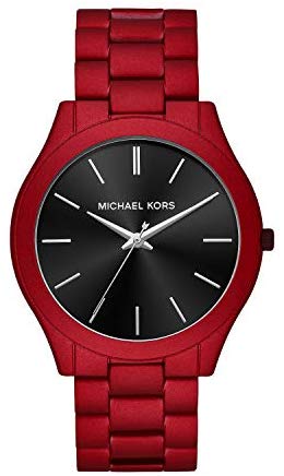 Michael Kors Men's Slim Runway Quartz Watch with Stainless Steel Strap