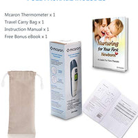 Mcaron MCB113 Medical Forehead and Ear Thermometer for All Ages