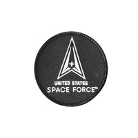 US Space Force Patch Round With Hook Back