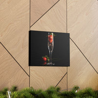 Champagne and Strawberries on Canvas Gallery Wraps