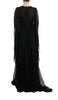 Black Silk ITALIA IS LOVE Sequined Dress