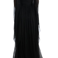 Black Silk ITALIA IS LOVE Sequined Dress