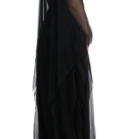 Black Silk ITALIA IS LOVE Sequined Dress