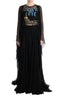 Black Silk ITALIA IS LOVE Sequined Dress