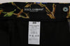 Black Bird Tree Print Silk Pants