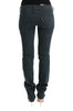 Gray Cotton Superslim Denim Jeans