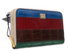 Multicolor Crocodile Leather Continental Wallet