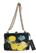 Multicolor VANDA Floral Embroidered Crystal Bag