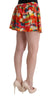 Multicolor Floral Print Beachwear Skirt