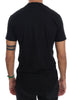 Black Cotton Crewneck T-Shirt